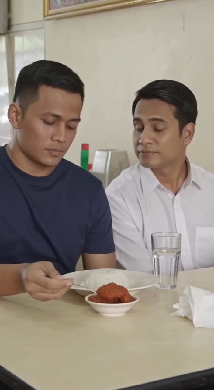 AI-generated clip: Kita semua tahu sambal level tiga tu bukan main-main - dia kata 'boleh...